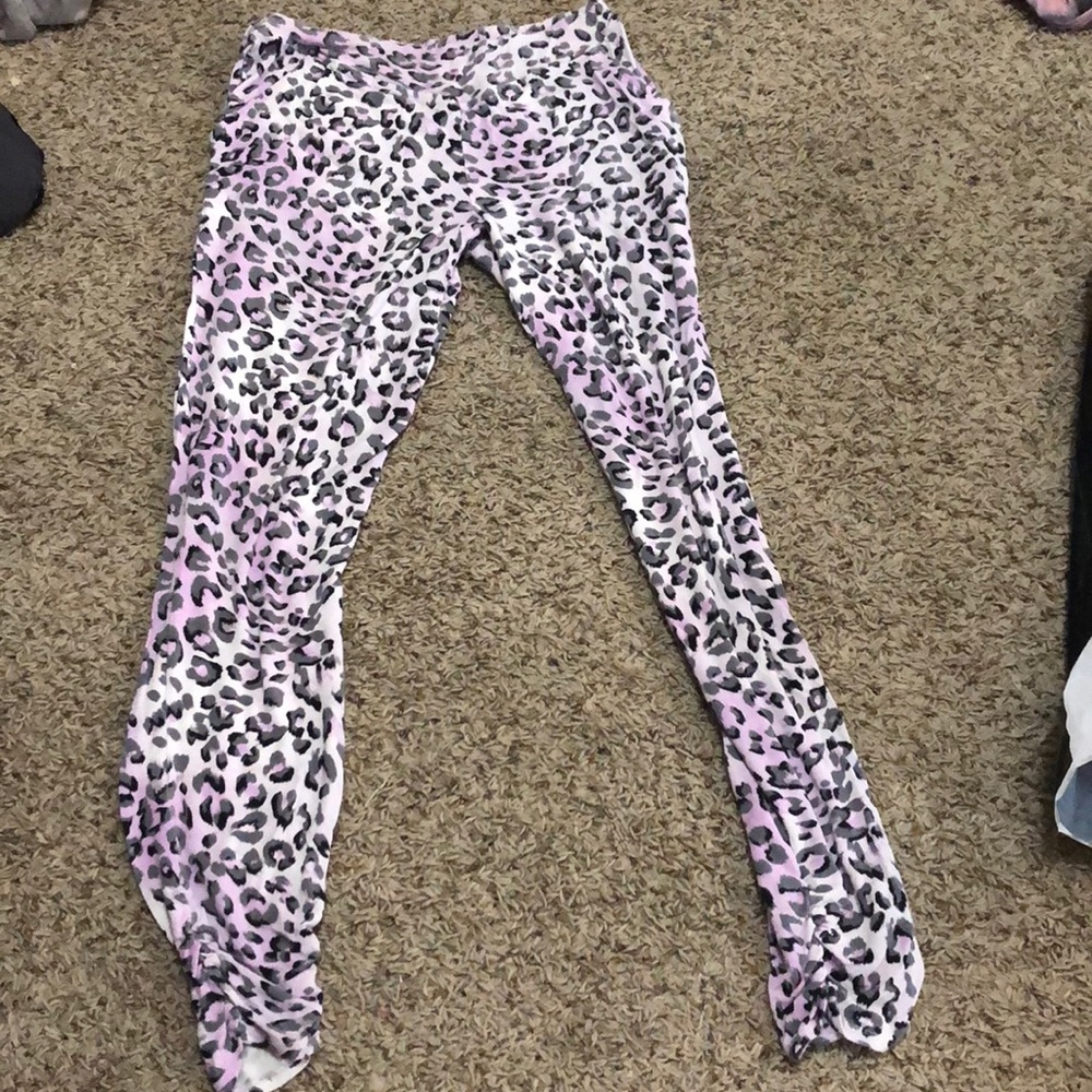 Cheetah Printed Cute Hammer Pants